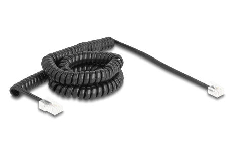 DeLOCK 88481 telefonkablar 5 m Svart