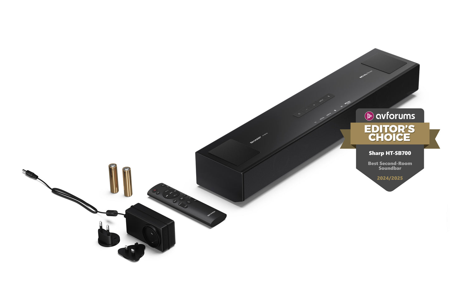 Sharp HT-SB700 soundbar-högtalare Svart 2.0.2 kanaler 140 W
