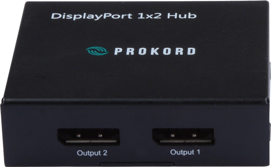 Prokord DPHUB0102 bilddelare DisplayPort 2x DisplayPort