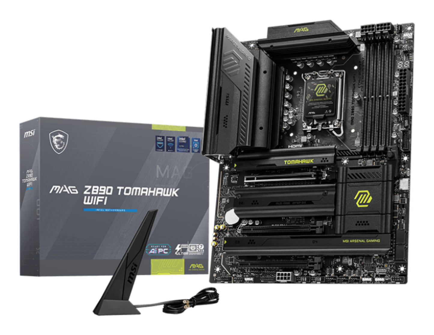MSI MAG Z890 TOMAHAWK WIFI moderkort Intel Z890 LGA 1851 (Socket V1) ATX