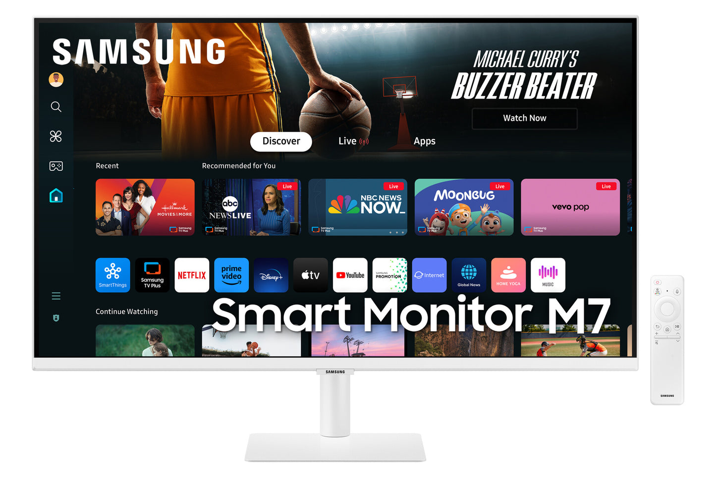 Samsung M70D platta pc-skärmar 81,3 cm (32") 3840 x 2160 pixlar 4K Ultra HD LED Svart