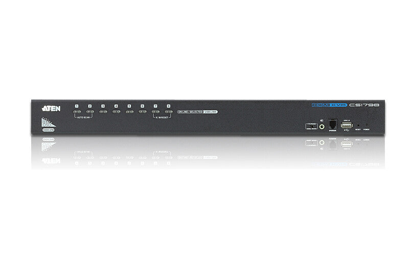 ATEN USB HDMI/Audio KVM-switch med 8 portar