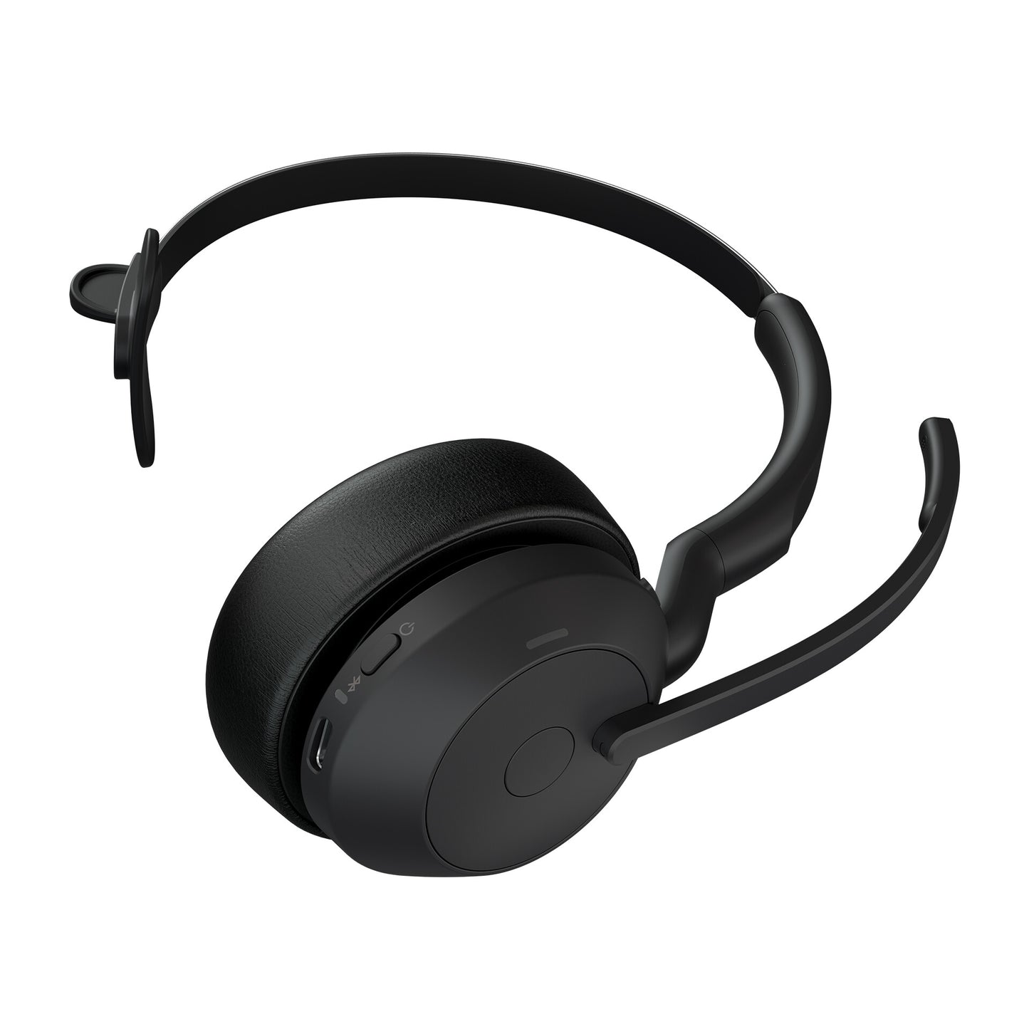 Jabra Evolve2 55 Headset Kabel & Trådlös Huvudband Kontor/callcenter Bluetooth Laddningsställ Svart