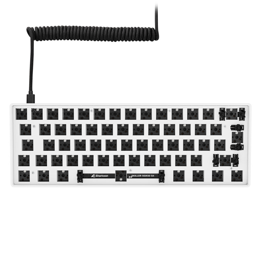 Sharkoon Skiller SGK50 S4 Barebone tangentbord Spela USB Vit
