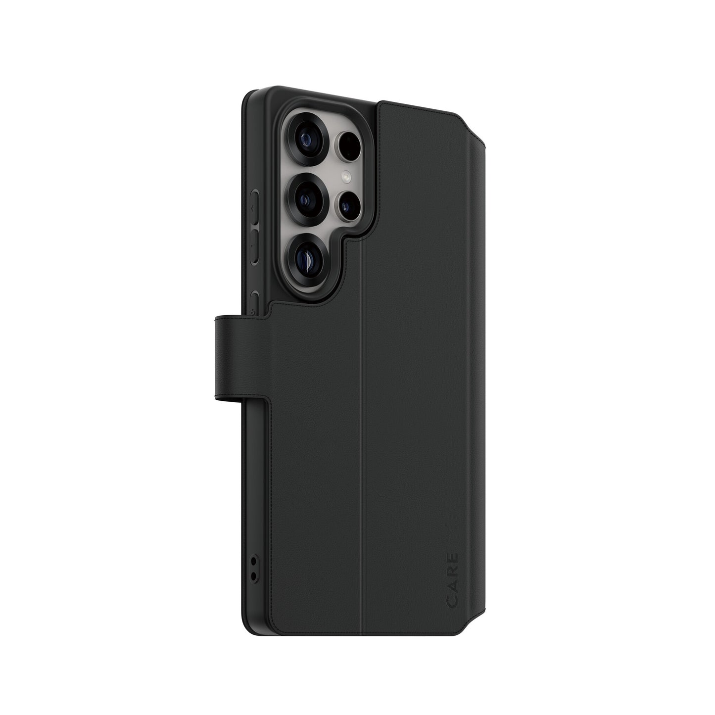 PanzerGlass CARE by ® Feature Wallet Case w. Kickstand Samsung Galaxy S25 Ultra mobiltelefonfodral Omslag Svart