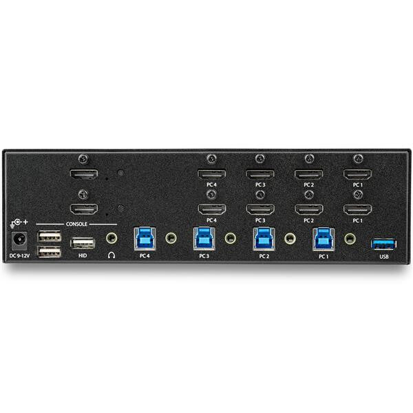 StarTech.com 4-ports HDMI KVM-switch - 4K 30 Hz - dubbel skärm