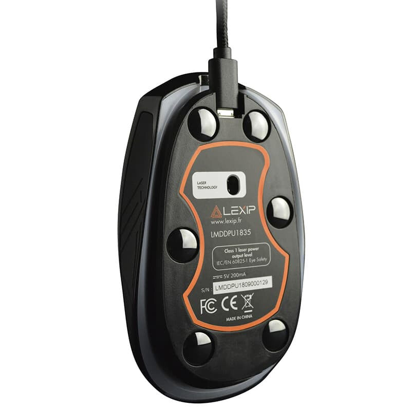 Lexip JVAPCM00430 datormöss Spela högerhand USB Type-A laser 12000 DPI