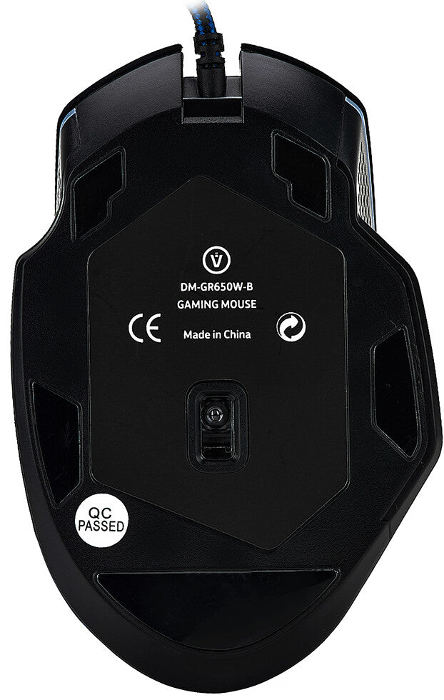 Voxicon DM-GR650W-B datormöss Kontor högerhand USB Type-A Optisk 6400 DPI