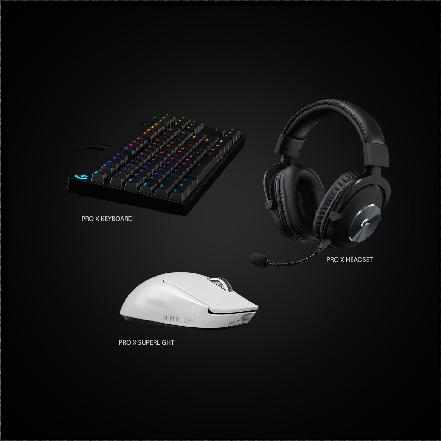 Logitech G 910-005943 datormöss Spela högerhand RF Trådlös 25600 DPI
