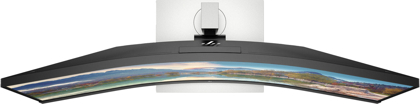 HP E34m G4 välvd WQHD-USB-C-bildskärm för konferenssamtal