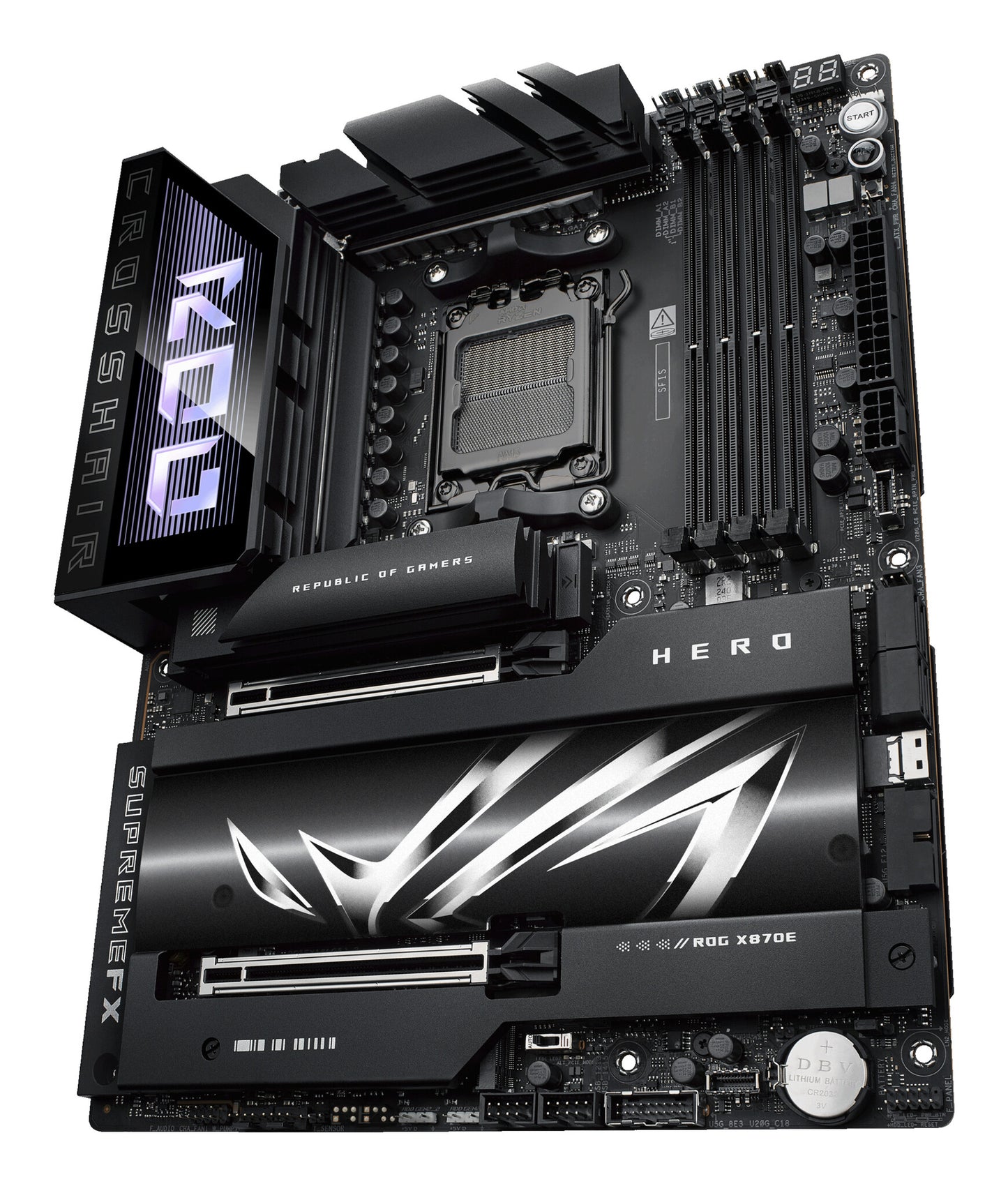 ASUS ROG CROSSHAIR X870E HERO AMD X870E AM5-sockel ATX