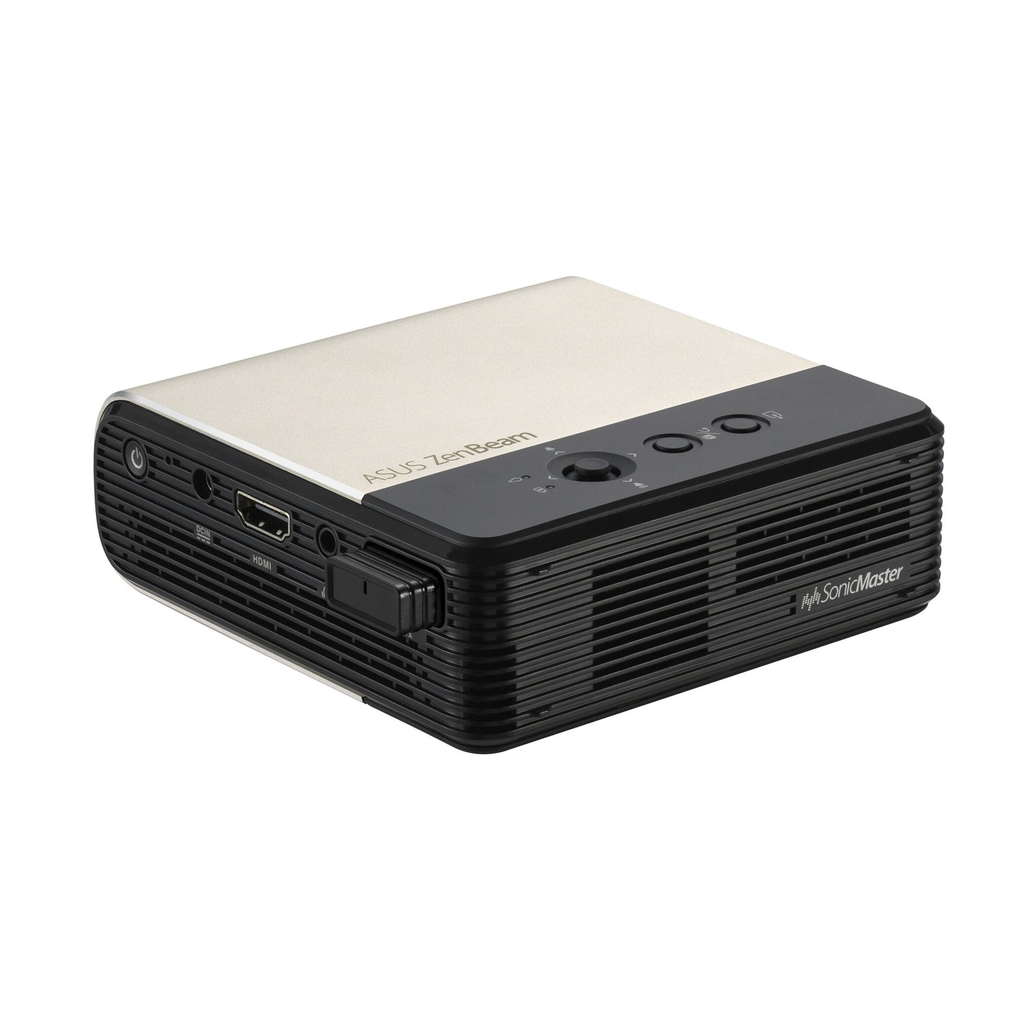 ASUS ZenBeam E2 Standard throw-projektor 300 ANSI-lumen DLP WVGA (854x480) Svart, Guld