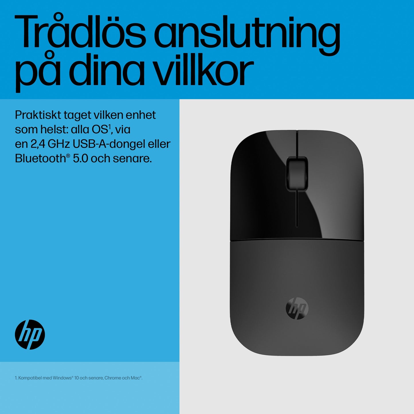 HP Z3700 Dual mus i svart