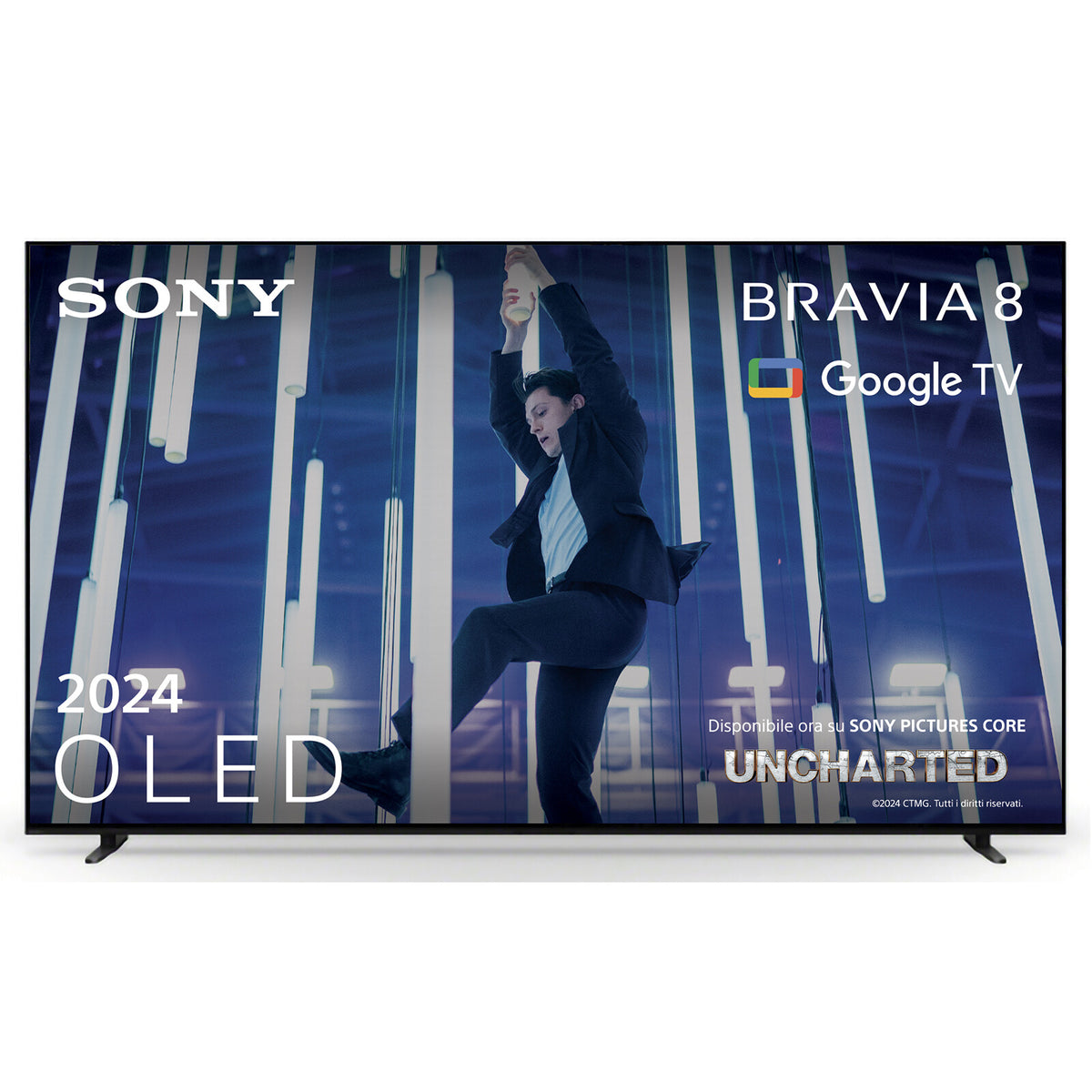 Sony BRAVIA 8 K-77XR80 195,6 cm (77") 4K Ultra HD Smart-TV Wi-Fi Svart