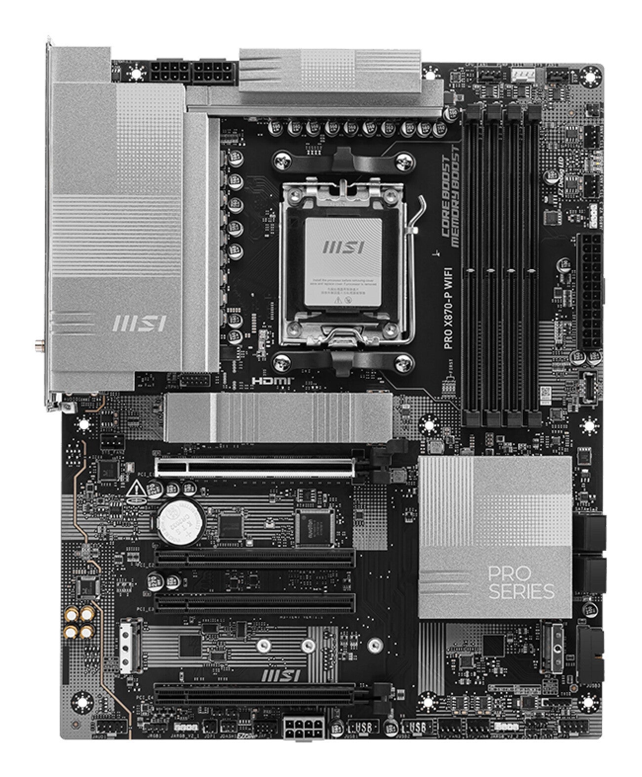 MSI PRO X870-P WIFI moderkort AMD X870 AM5-sockel ATX
