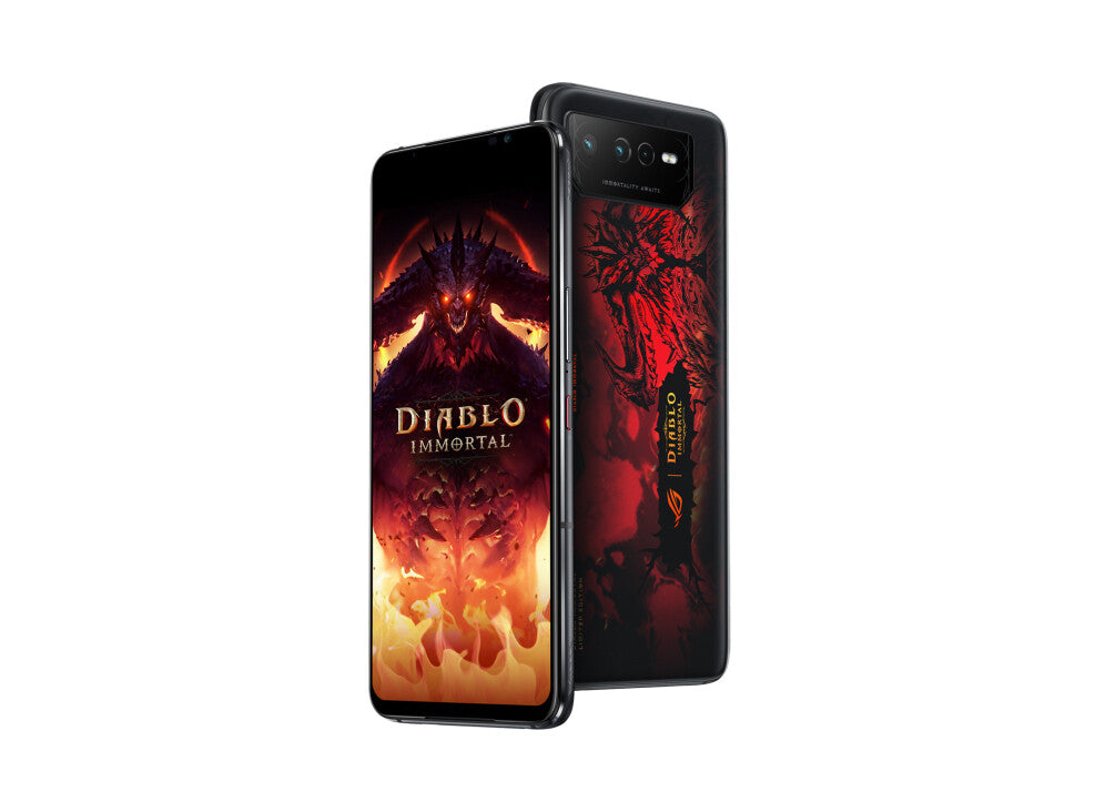 ASUS ROG Phone 6 Diablo Immortal Edition 17,2 cm (6.78") Dubbla SIM-kort Android 12 5G USB Type-C 16 GB 512 GB 6000 mAh Svart, Röd