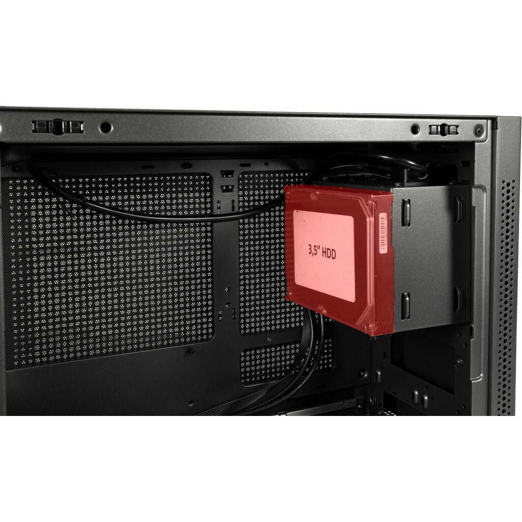 Inter-Tech IM-1 POCKET Micro Tower Svart