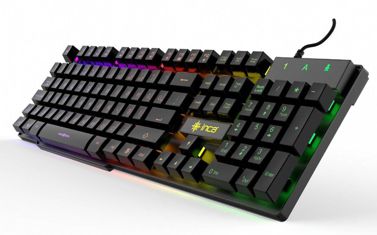 Inca IKG-446 tangentbord Spela USB Svart