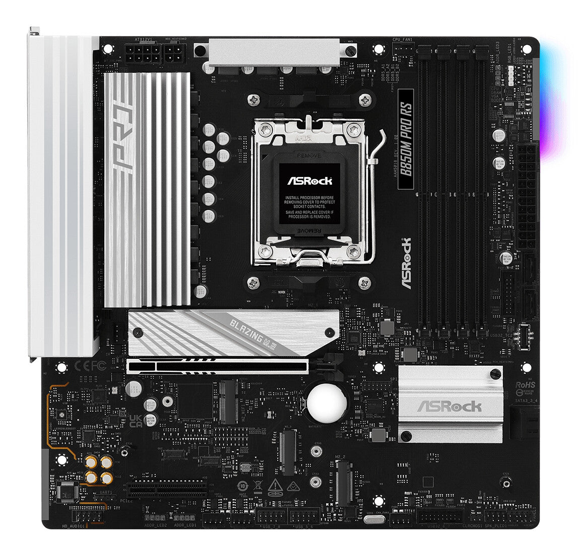 Asrock B850M Pro RS AMD B850 AM5-sockel micro ATX
