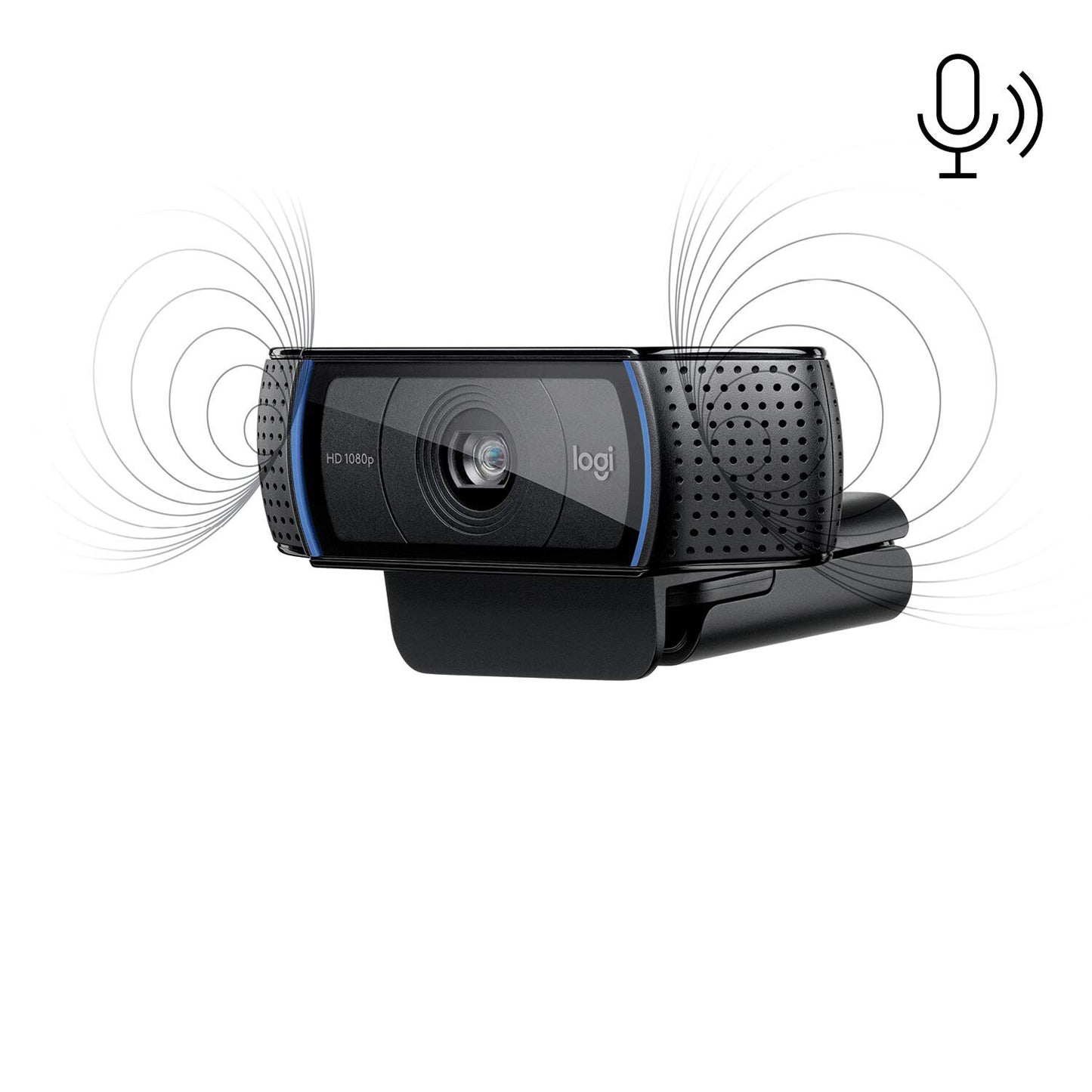 Logitech 960-001055 webbkameror 3 MP 1920 x 1080 pixlar USB Svart