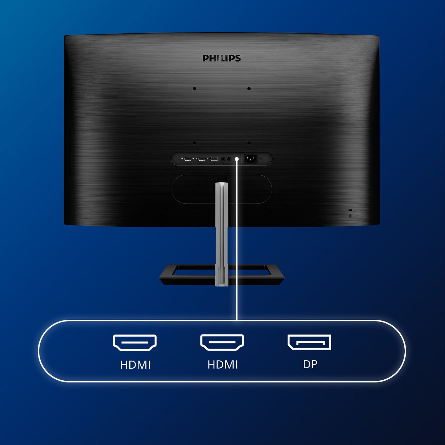 Philips E Line 328E1CA/00 LED display 80 cm (31.5") 3840 x 2160 pixlar 4K Ultra HD LCD Svart