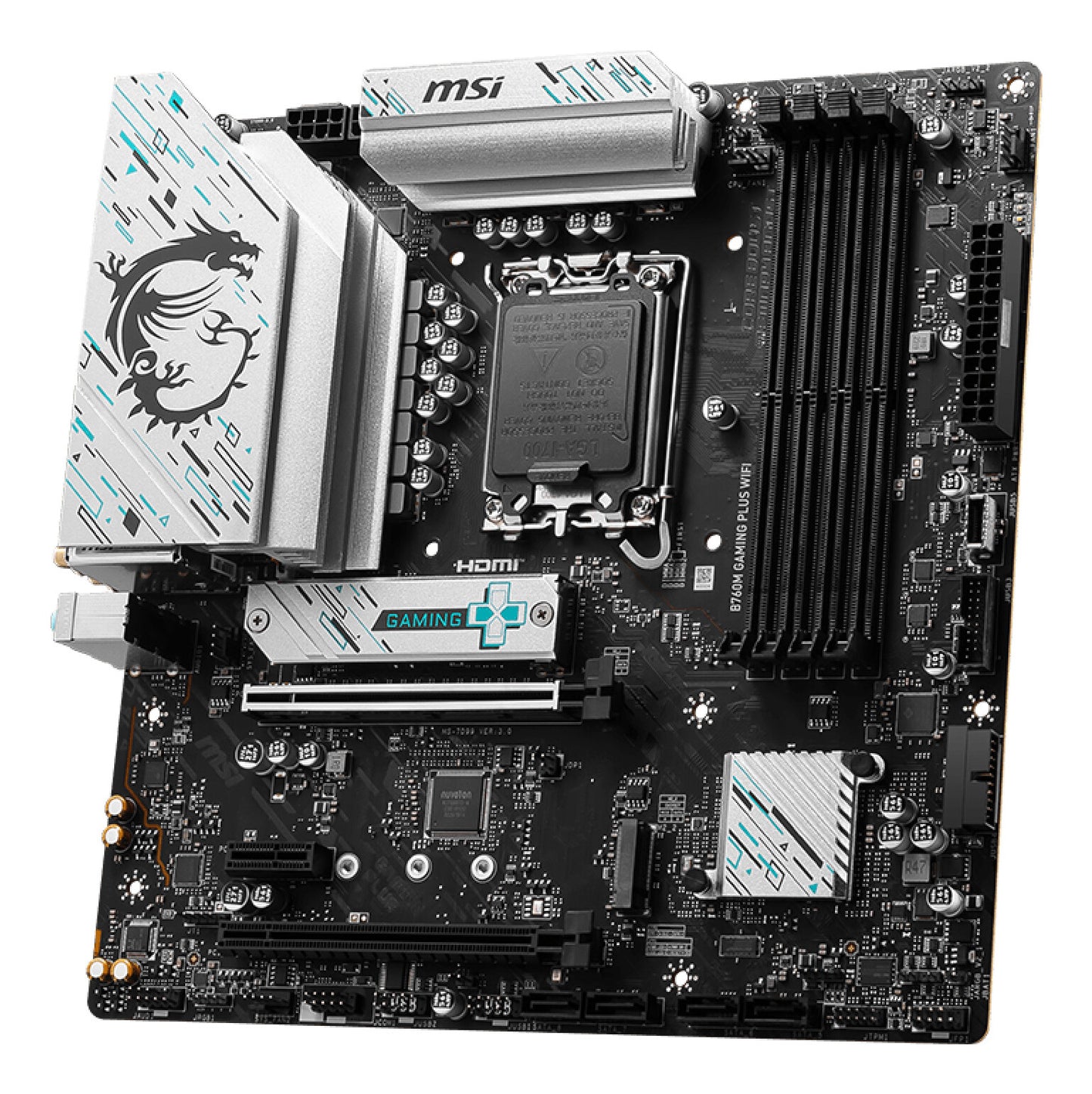 MSI B760M GAMING PLUS WIFI moderkort Intel B760 LGA 1700 micro ATX
