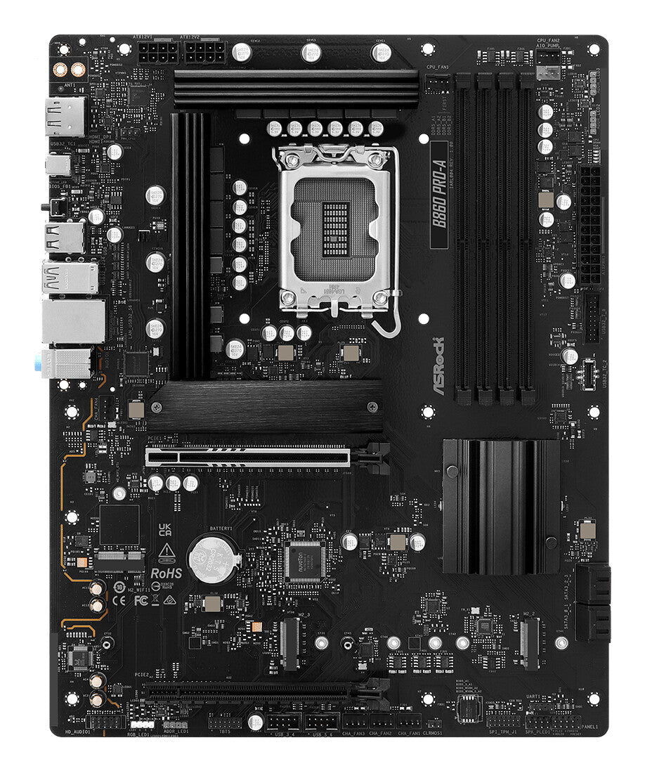 Asrock B860 Pro-A Intel B860 LGA 1851 (Socket V1) ATX