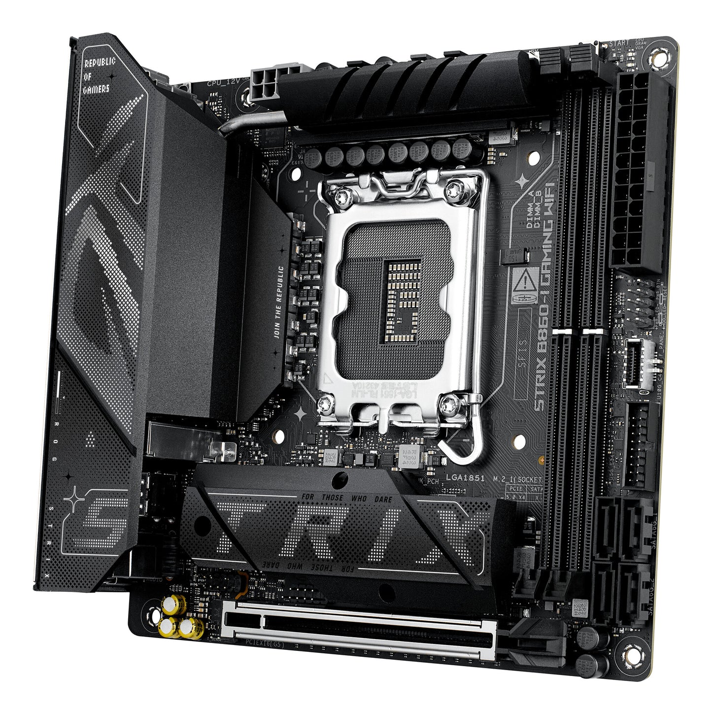 ASUS ROG STRIX B860-I GAMING WIFI Intel B860 LGA 1851 (Socket V1) Mini-ITX