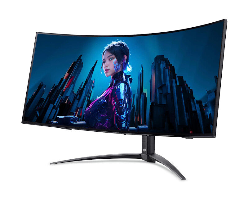 Acer UM.TXXEE.001 platta pc-skärmar 99,1 cm (39") 3440 x 1440 pixlar UltraWide Quad HD OLED Svart