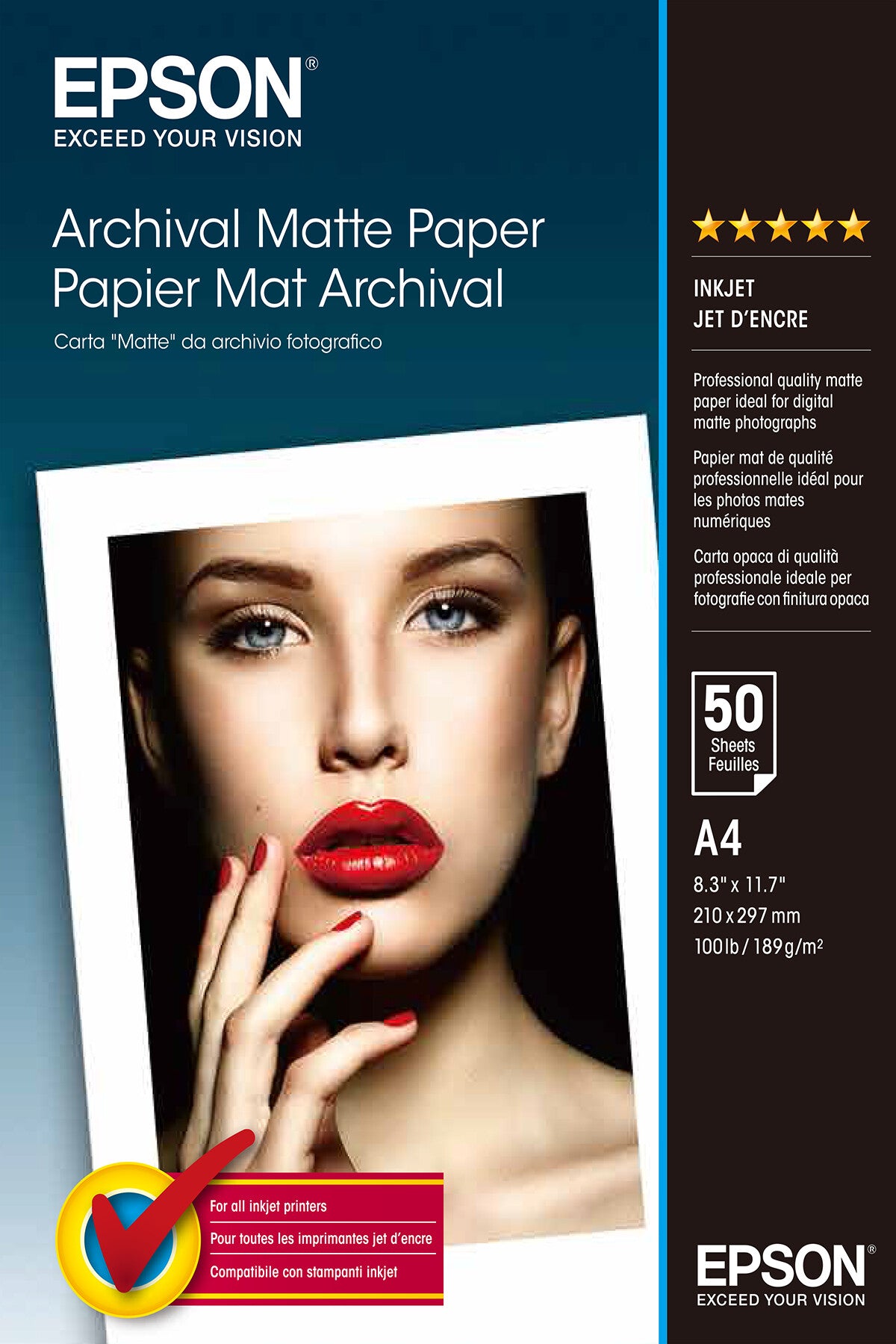 Epson Archival Matte Paper - A4 - 50 ark