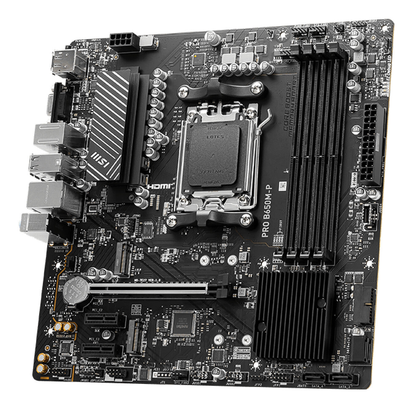 MSI PRO B650M-P moderkort AMD B650 AM5-sockel micro ATX