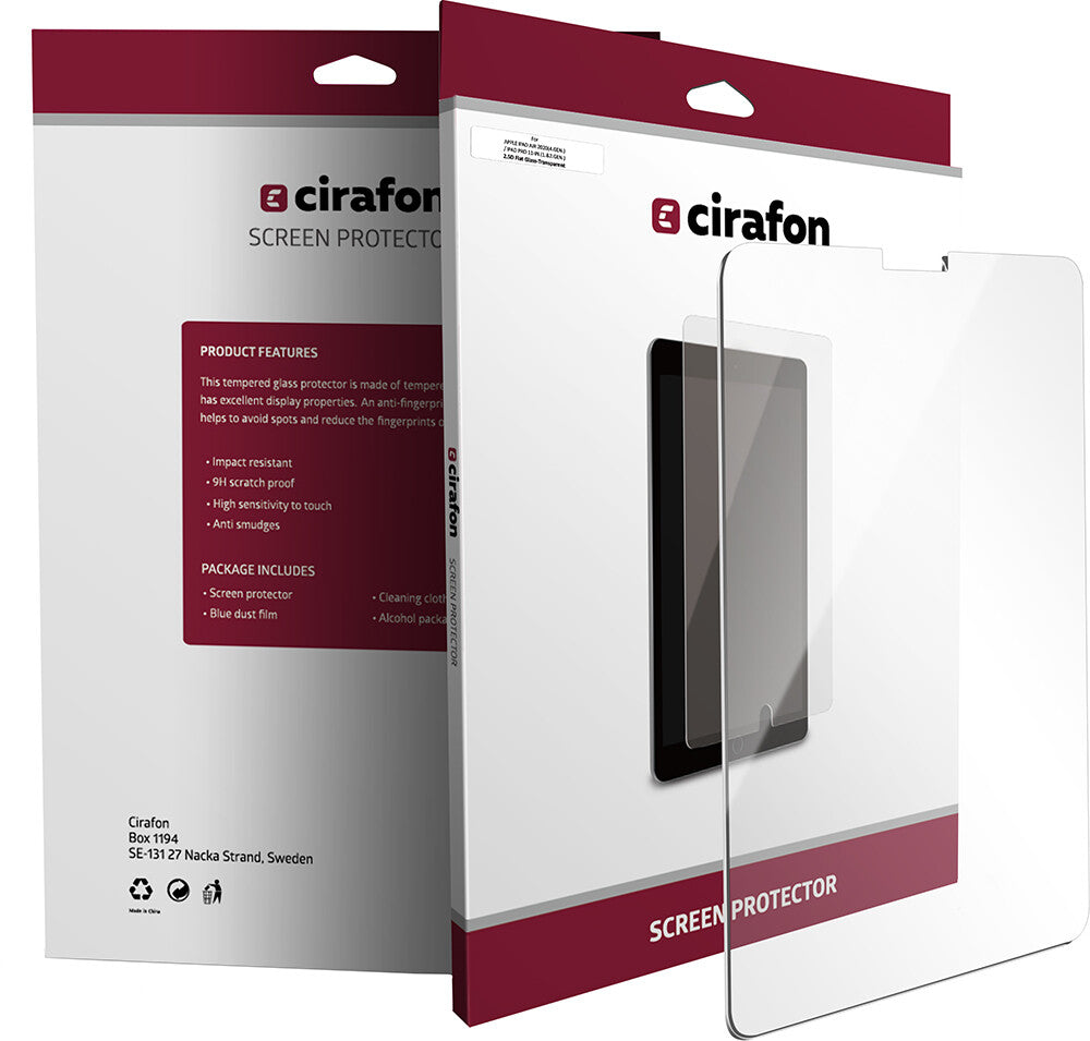 Cirafon CG-TG-APL-IDP109 skärmskydd för surfplatta Genomskinligt skärmskydd Apple 1 styck