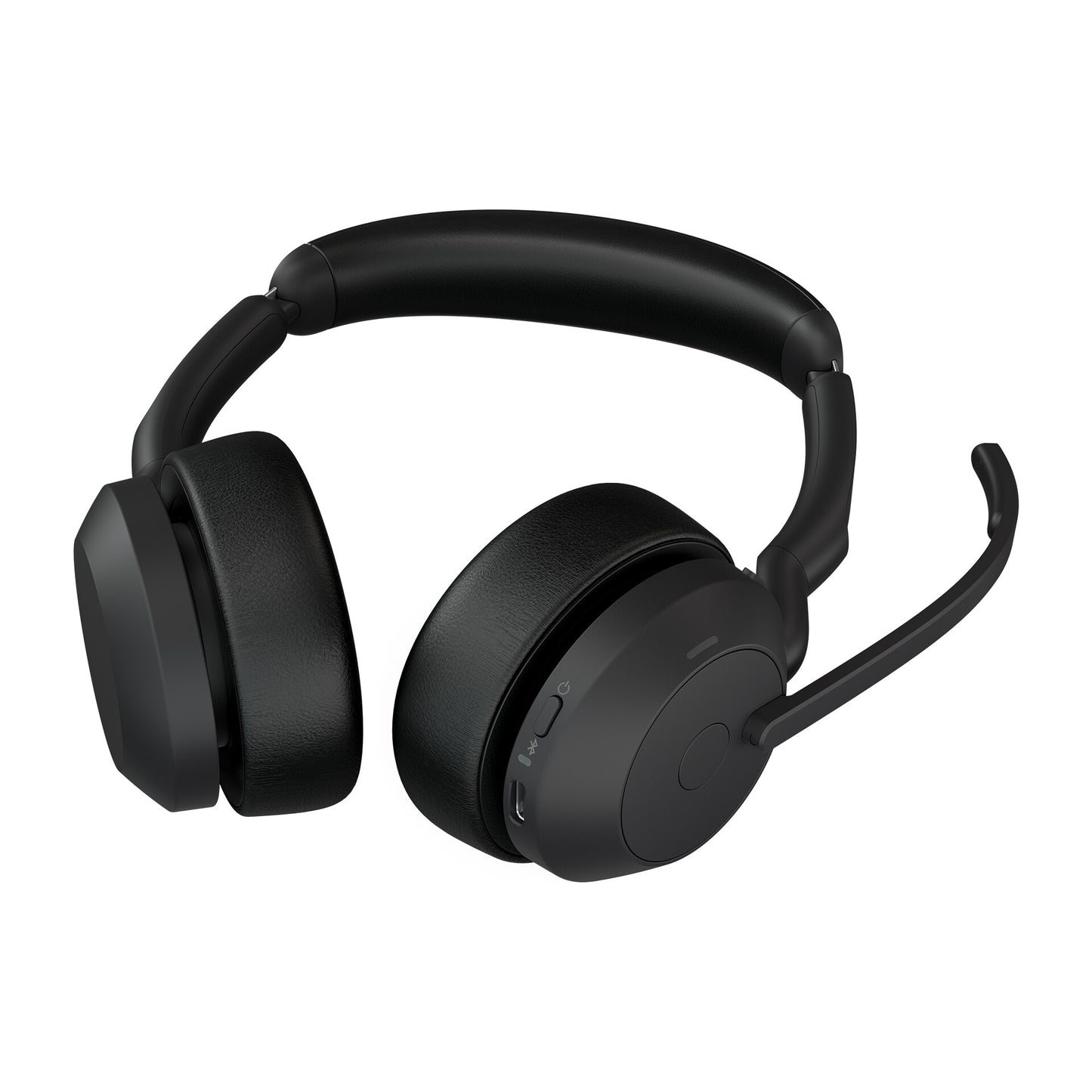 Jabra Evolve2 55 Headset Trådlös Huvudband Kontor/callcenter Bluetooth Laddningsställ Svart