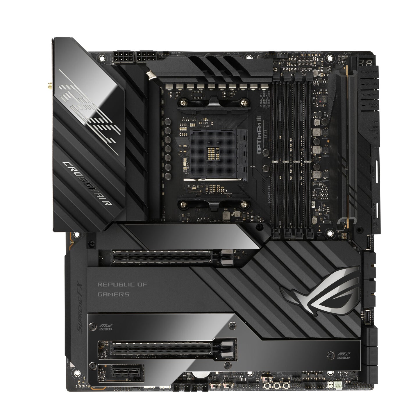 ASUS ROG Crosshair VIII Extreme AMD X570 Uttag AM4 Utökad ATX