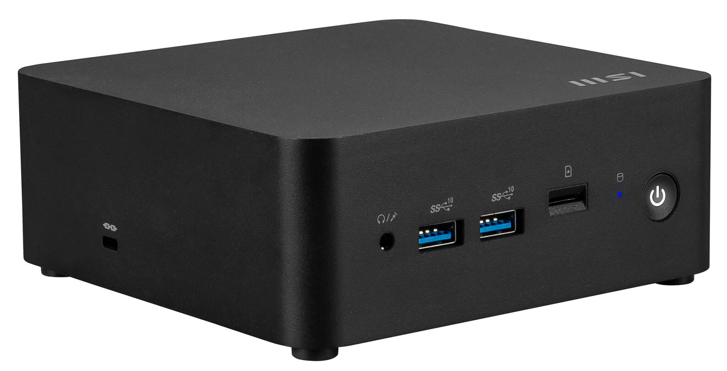 MSI Cubi NUC 1MG-022XDE Intel Core 5 120U 8 GB DDR5-SDRAM 512 GB SSD Mini PC Mini-PC Svart