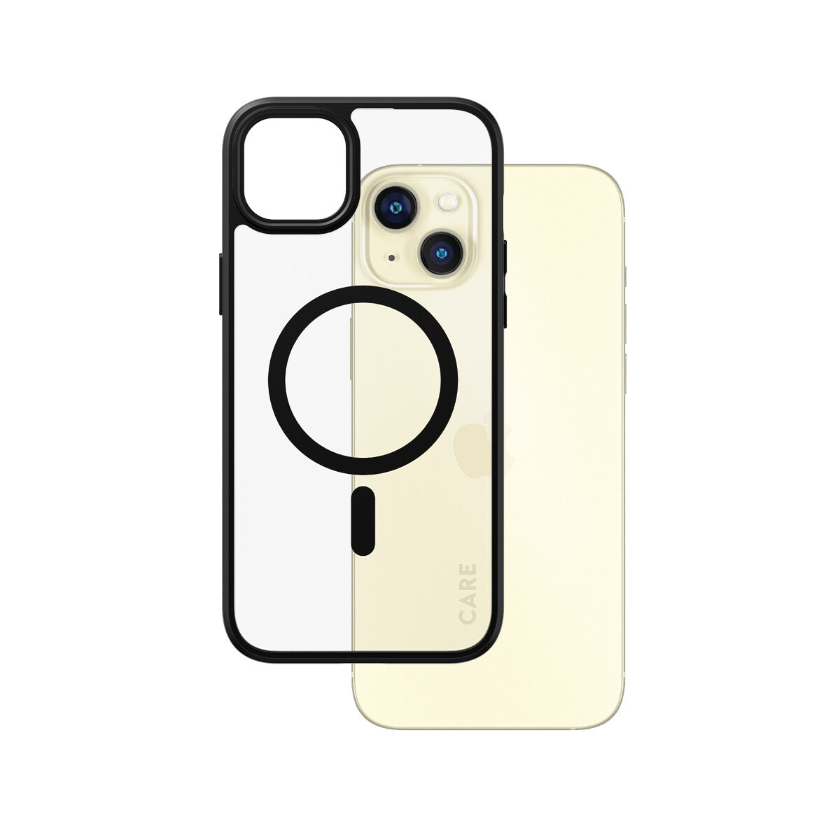 PanzerGlass CARE by ® Flagship Case Transparent Urban Combat w. Black MagSafe iPhone 15 Plus mobiltelefonfodral 17 cm (6.69") Omslag Svart