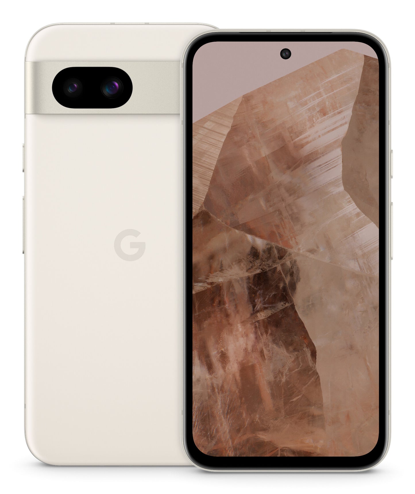 Google Pixel 8a 15,5 cm (6.1") Dubbla SIM-kort Android 14 5G USB Type-C 8 GB 128 GB 4492 mAh Vit