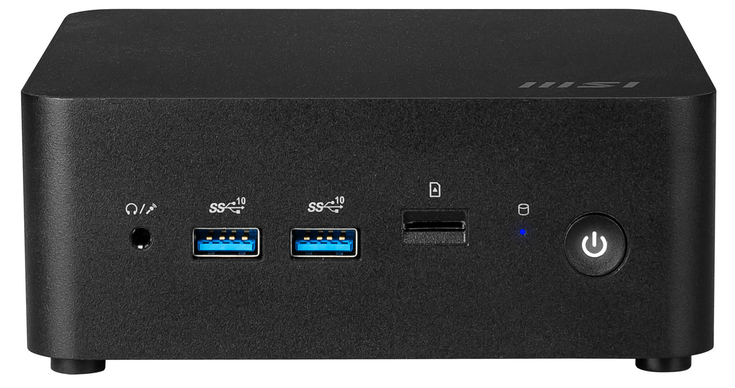 MSI Cubi NUC 1MG-022XDE Intel Core 5 120U 8 GB DDR5-SDRAM 512 GB SSD Mini PC Mini-PC Svart