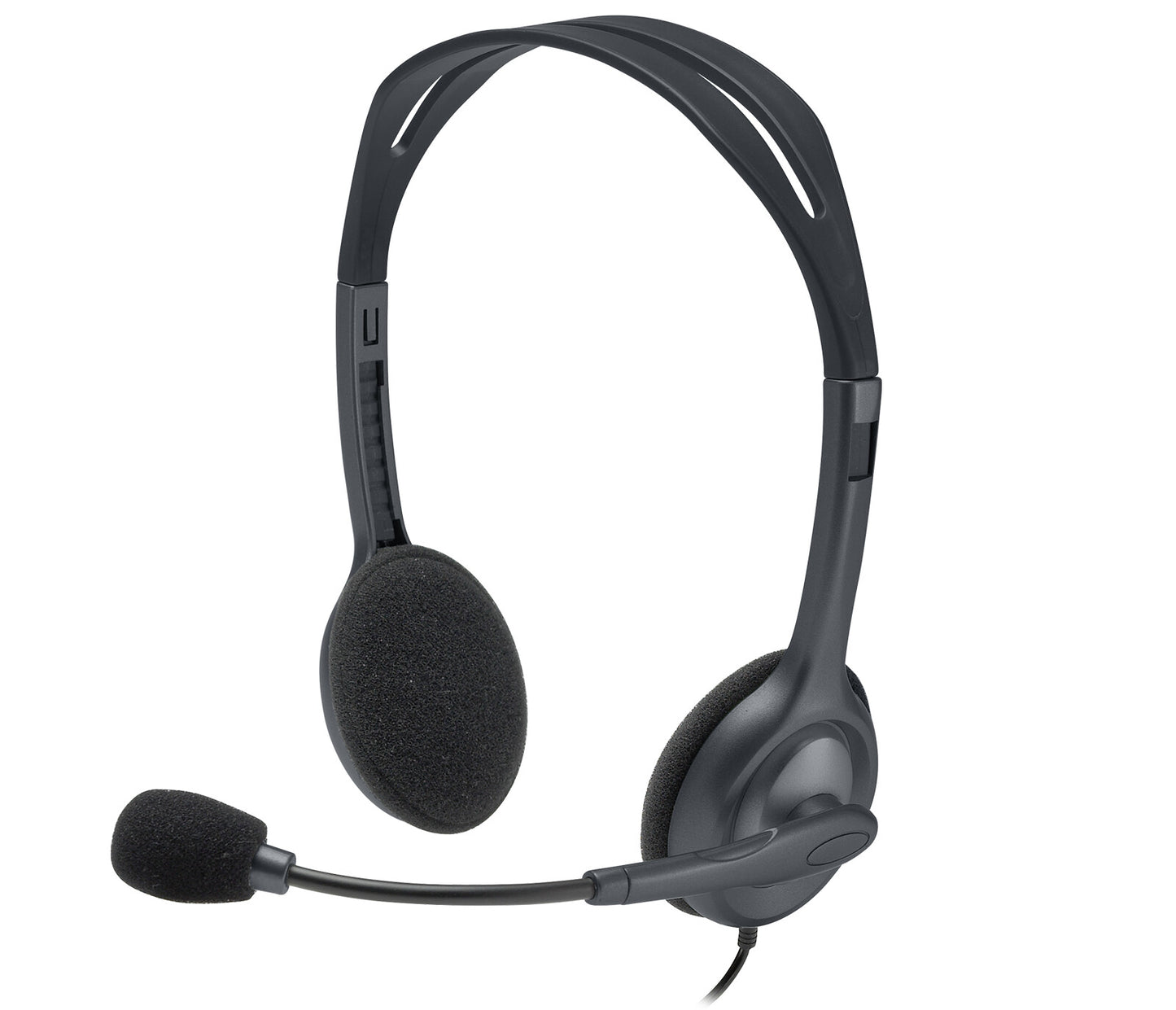Logitech 981-000593 hörlur och headset Kabel Huvudband Kontor/callcenter Svart