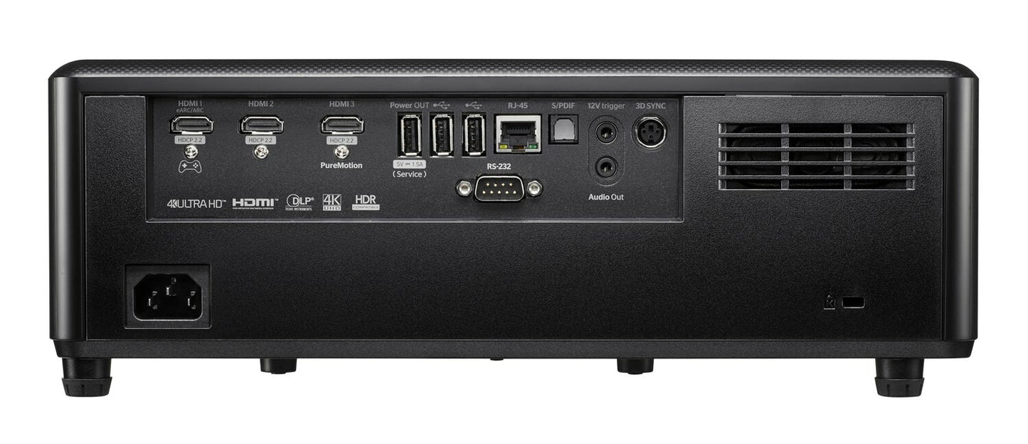 Optoma UHZ55 Standard throw-projektor 3000 ANSI-lumen DLP UHD 4K (3840x2160) 3D kompatibilitet Svart