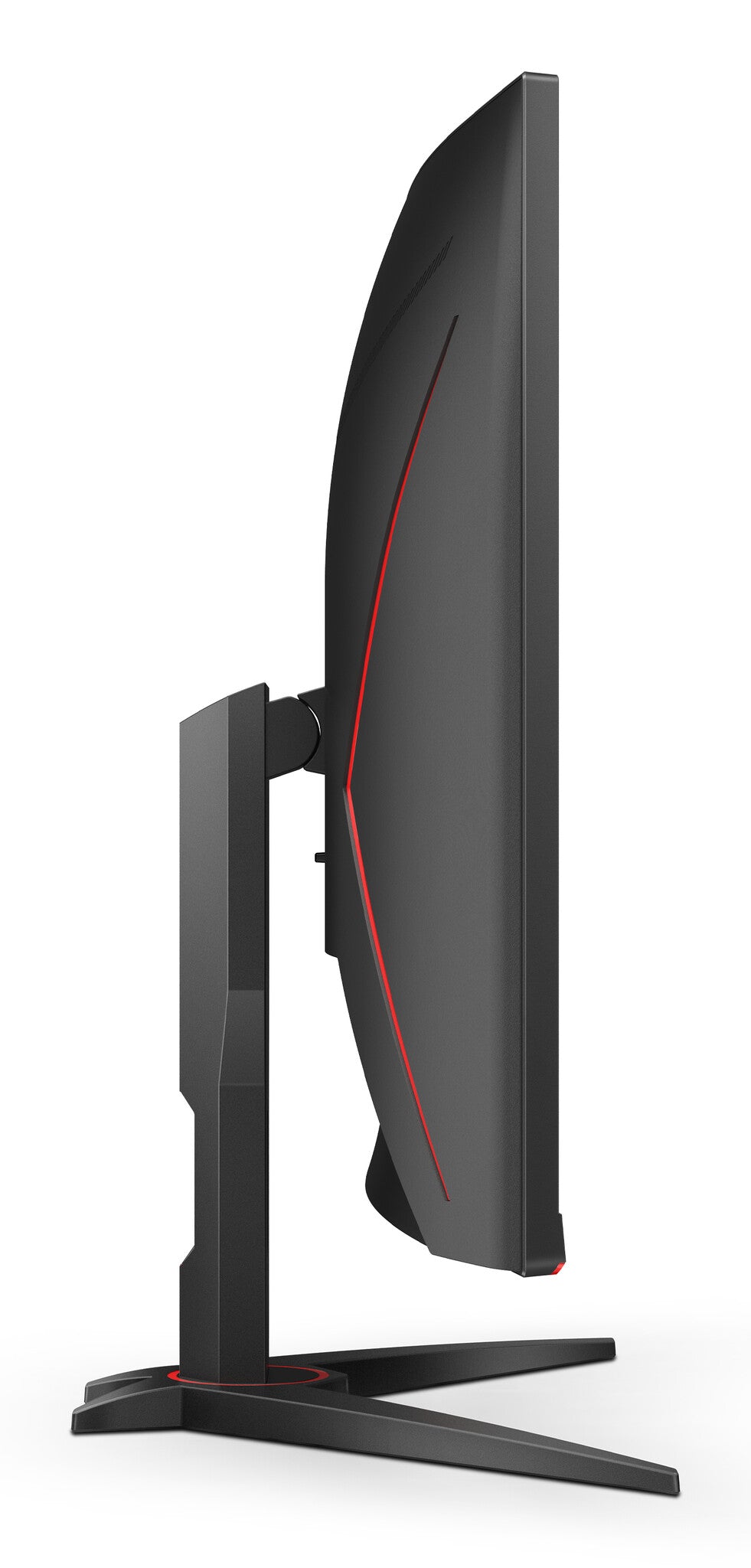 AOC G2 C32G2ZE/BK platta pc-skärmar 80 cm (31.5") 1920 x 1080 pixlar Full HD LED Svart, Röd