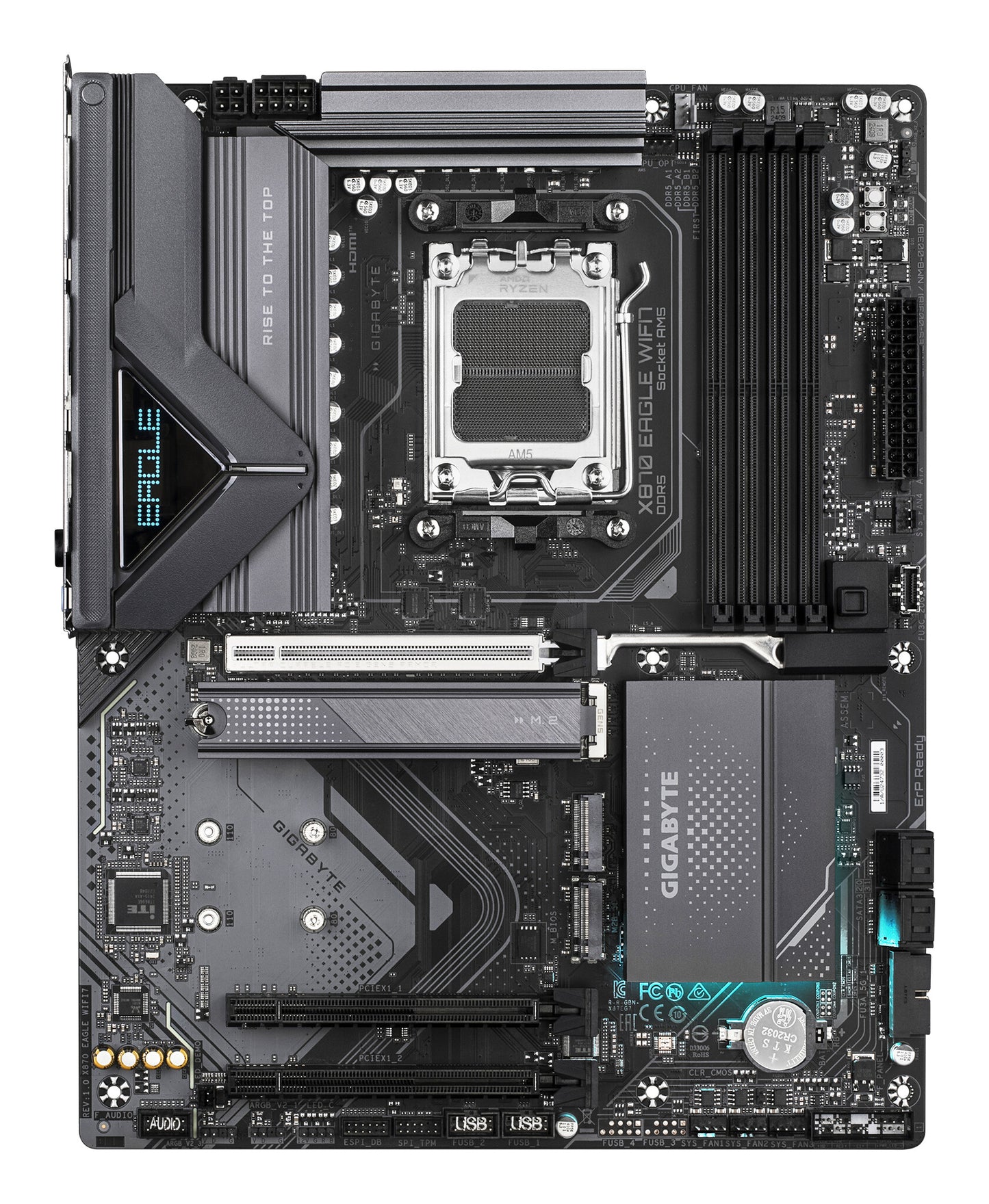 GIGABYTE X870 EAGLE WIFI7 moderkort AMD X870 AM5-sockel ATX