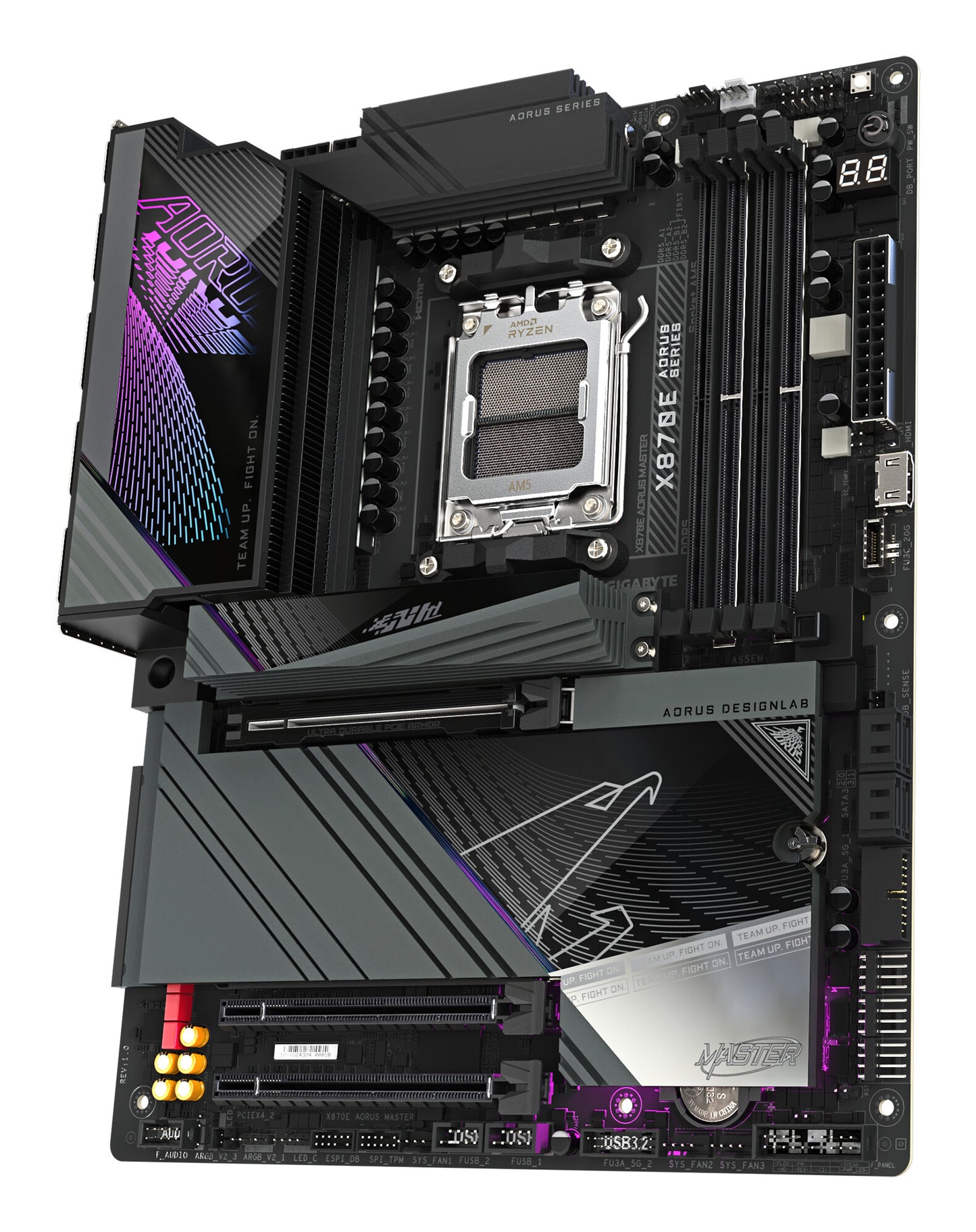 GIGABYTE X870E AORUS MASTER moderkort AMD X870 AM5-sockel ATX