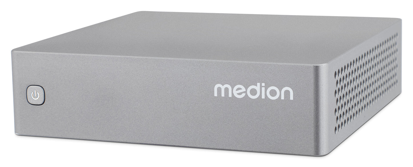 MEDION S06 MD35315 Intel® Core™ i3 i3-1315U 8 GB DDR4-SDRAM 512 GB SSD Mini PC Mini-PC Silver
