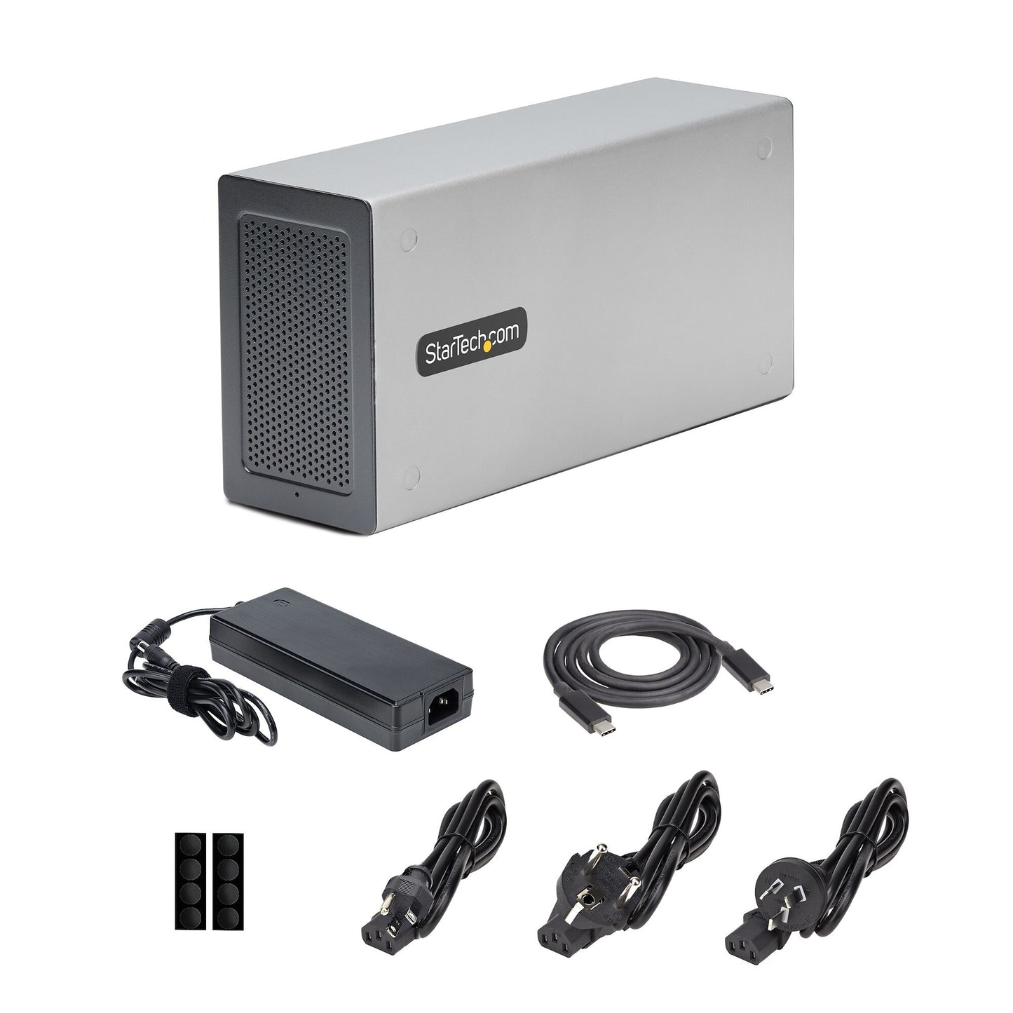 StarTech.com Thunderbolt 3 PCIe-expansionschassi, externt hölje med dubbla PCI Express-kortplatser, PCIe-box för bärbara datorer/stationära datorer/all-in-one, 8K/4K-utgång via TB3/DP 1.4-portar, för videoinspelnings-/fiber-/ Ethernet-kort