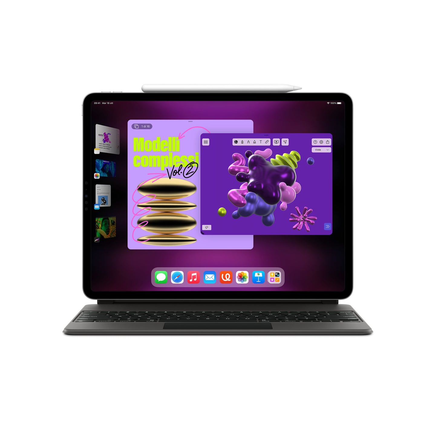 Apple iPad Pro Apple M 2 TB 27,9 cm (11") 16 GB Wi-Fi 6E (802.11ax) iPadOS 16 Silver