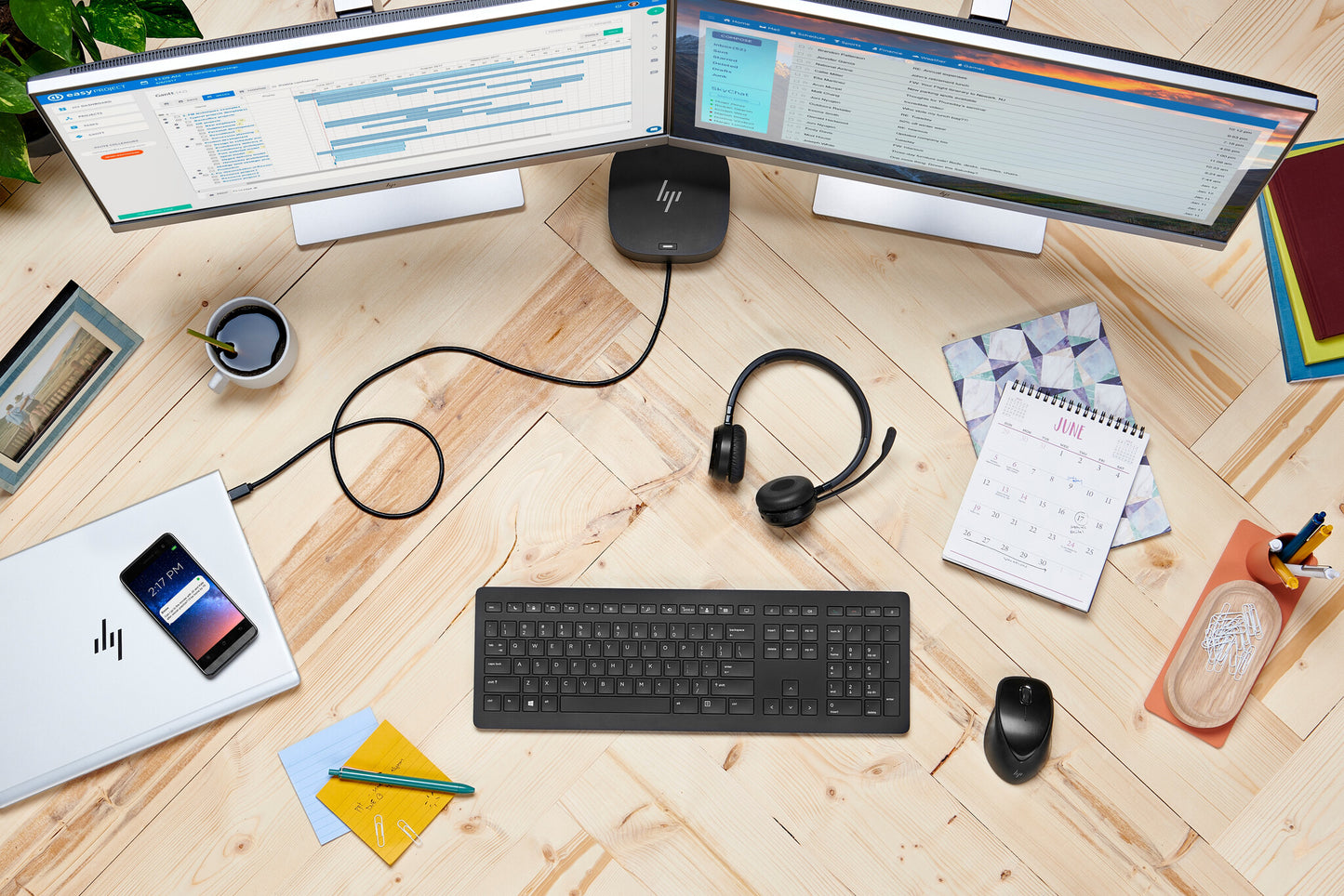 HP UC Wireless Duo-headset
