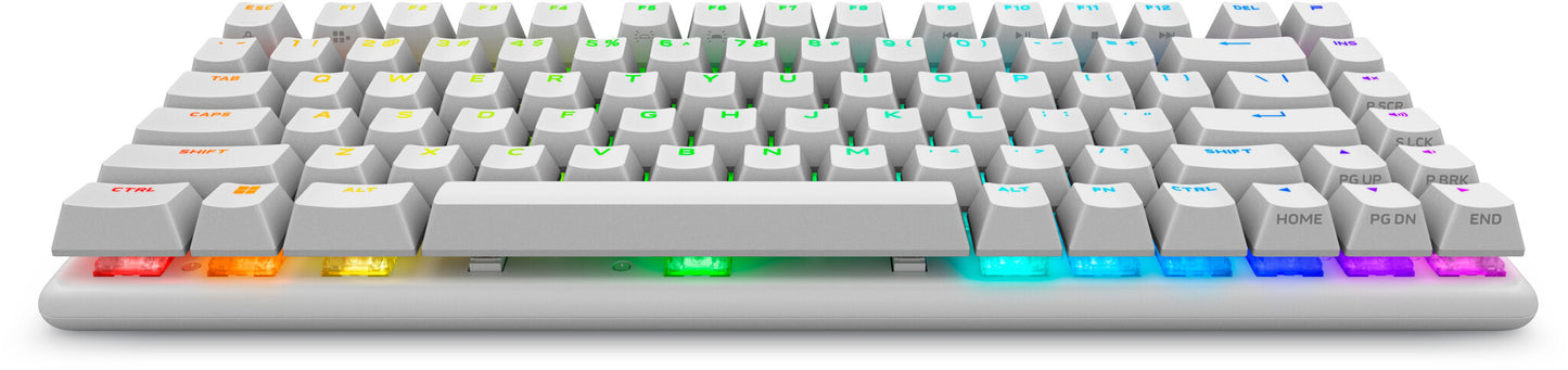 Alienware Pro Wireless Gaming Keyboard tangentbord Spela USB + RF Wireless + Bluetooth Vit