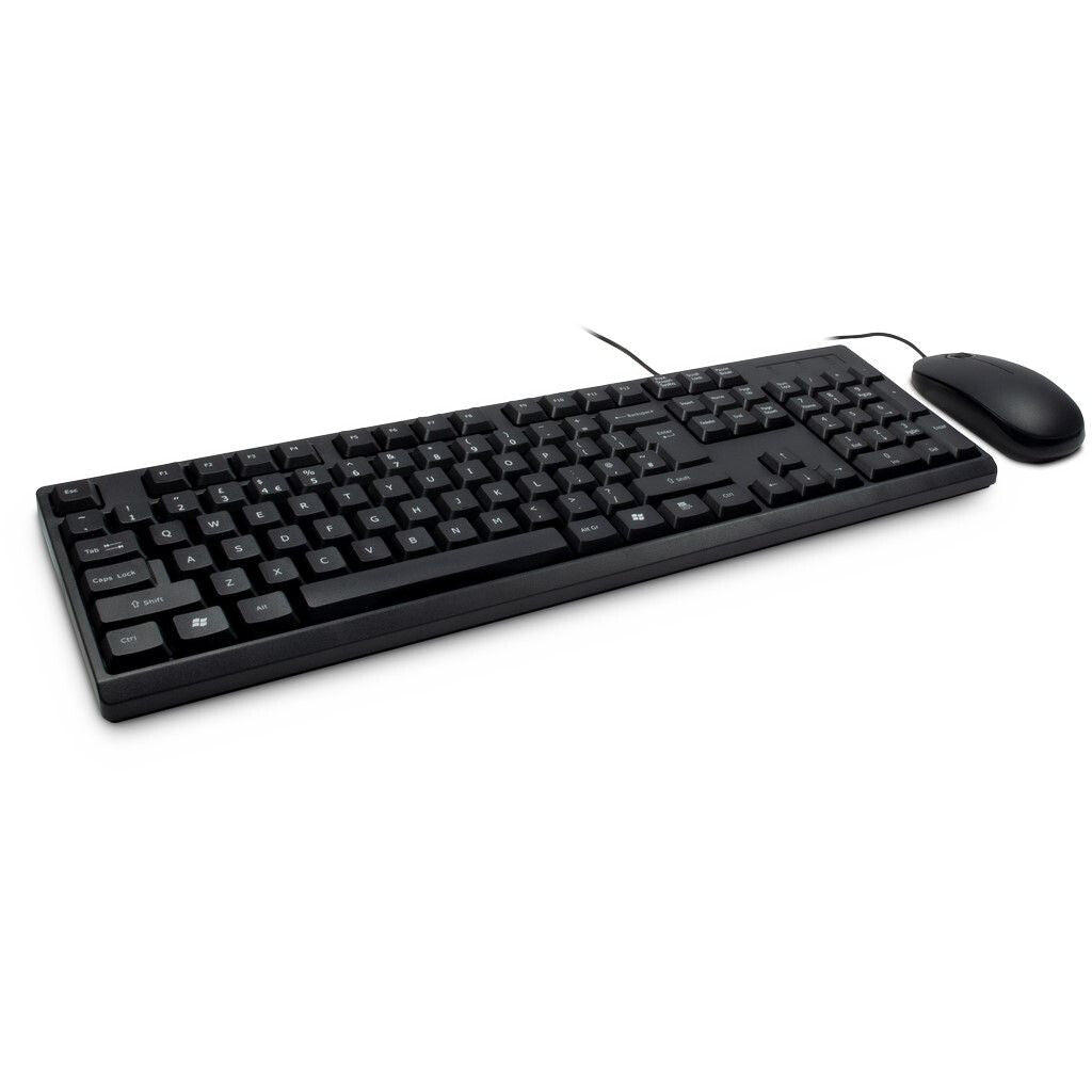 Inter-Tech NK-1000EC tangentbord Mus inkluderad Kontor USB QWERTY Engelsk Svart