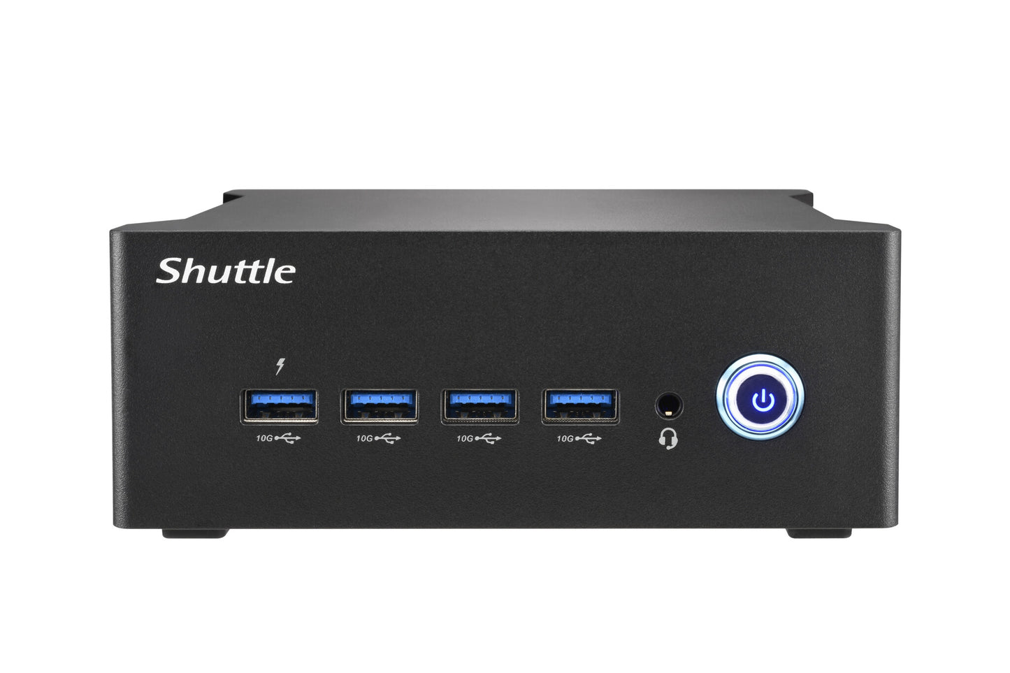 Shuttle Nano PC NA10H 1L storlek PC Svart 8845HS 3,8 GHz